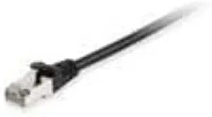 Equip patchkabel RJ45 Cat6A S/FTP (S-STP) PIMF svart 0,50 Meter svart