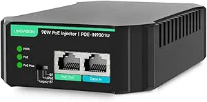 LINOVISION Gigabit 90 W PoE-injektor, 802.3bt