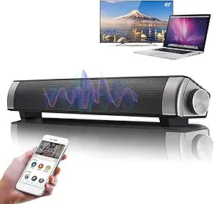Zerone Soundbar Trådlös TV Bluetooth Stereo Soundbar Hemmaljud