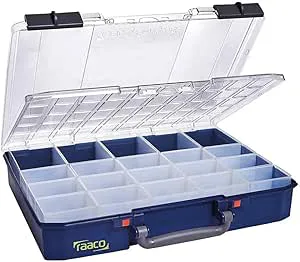 raaco CarryLite 80 5x10-20/DLU Blue Polycarbonate (PC), Polypropylene (PP)