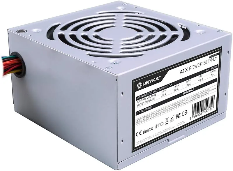 UNYKAch ATX 500 W strömförsörjning silver