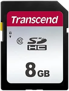 Transcend TS8GSDC300S SDHC-minneskort 8 GB, Class 10