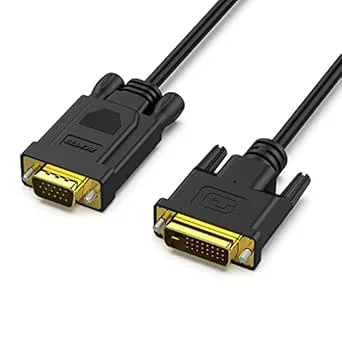 BENFEI Aktiv DVI-D till VGA, DVI-D 24+1 till VGA 1,8M kabel Hane till Hane