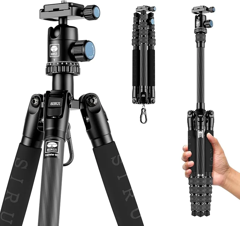 SIRUI Traveler 5C kolfiberstativ för kamera