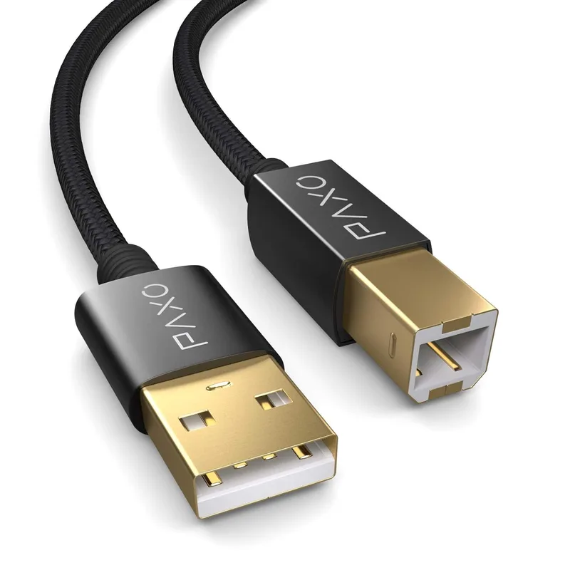 USB-skrivarkabel i nylon