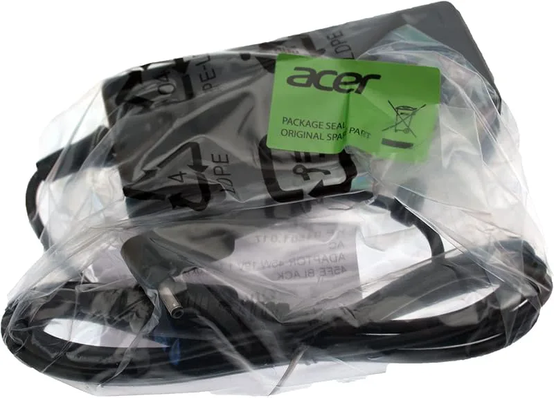Acer Original strömförsörjning/laddare 19 V/2,37 A/45 W Swift 1 SF113-31/SF114-31/SF114-32/3 SF314-51/SF314-52/SF314-54/