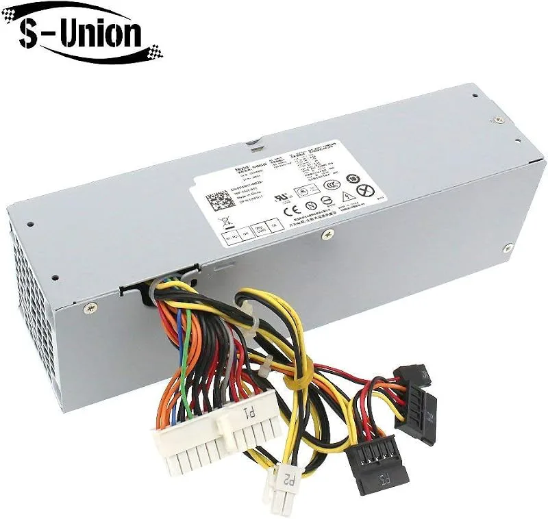 S-Union Ersättare 240 W strömförsörjningsenhet för Dell OptiPlex 390 790 960 990 3010 9010