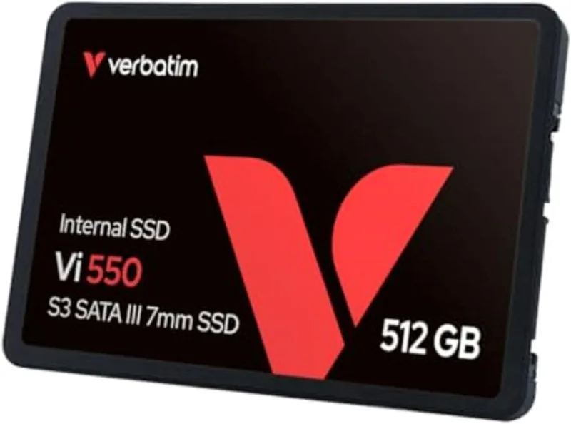 Verbatim Vi550 S3 49352 Intern SSD Hårddisk, Svart, 512 GB