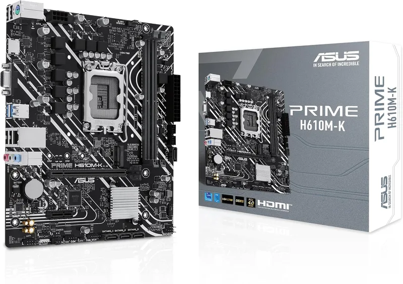 ASUS Prime H610M-K Intel H610 LGA 1700 Micro ATX