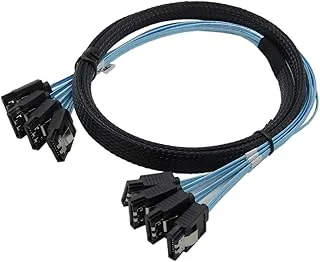 YIWENTEC Höghastighet 6 Gbps 4 st/set Sata kabel