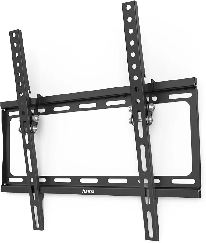 Hama TV-väggfäste lutbar (32 – 65 tums TV-hållare för TV upp till 35 kg, max. VESA 400 x 400, lutbar TV-väggfäste inklus