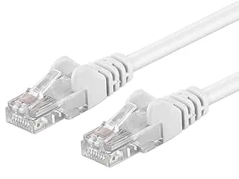 PremiumCord SP6UTP100W Nätverkskabel, Vit, 10 m