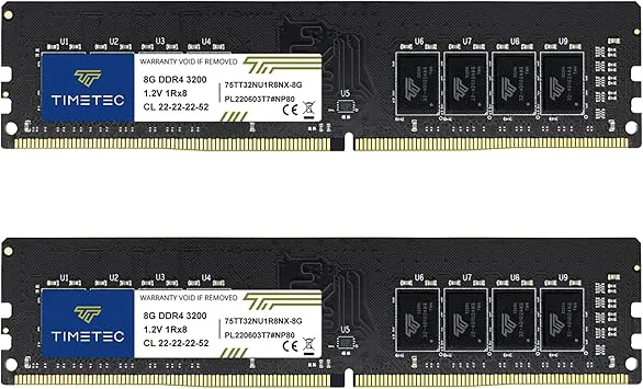 Timetec 16GB (2x8GB) DDR4 3200MHz PC4-25600