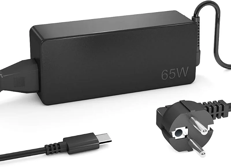USB C bärbar laddare 65W 20V 3.25A USB C-strömadapter för Lenovo Yoga 9i 7i 720 730 13" 720-13ikb 910 910-13ikb Thinkpad