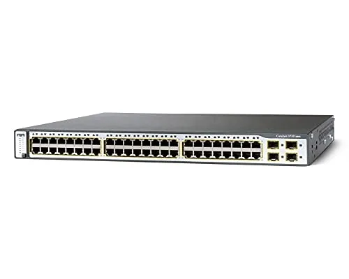Cisco Catalyst 3750-48PS SMI switch 48 portar, renoverad