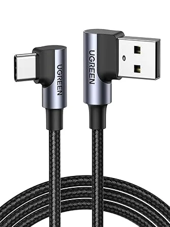 UGREEN USB Type C Kabel 90 Graders Snabbladdning USB Kabel