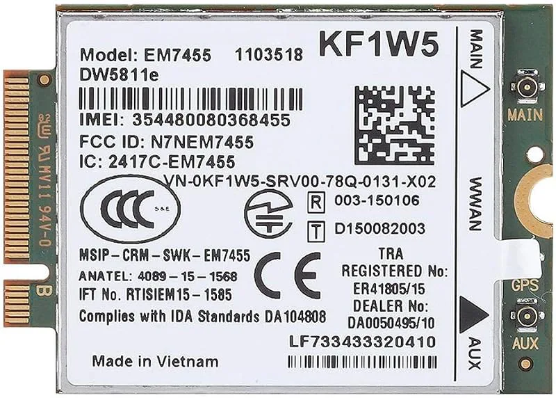 4G EM7455 modulkort