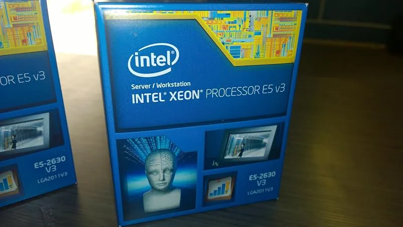 Intel Xeon E5-2630 v3 2,4 GHz 8 Core Processor 20MB LGA 2011-3 BX80644E52630V3 CPU (Renoverad)