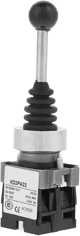1st XD2PA22CR 2NO Joystick Switch 2 Position Fjäderretur Momentary Joy Stick