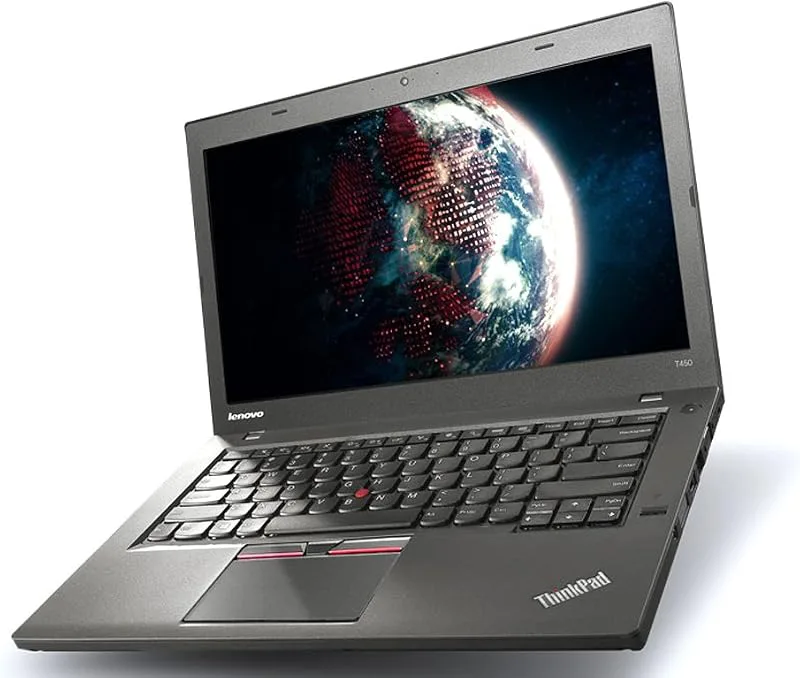 Lenovo Notebook ThinkPad T450 i5-5000U/Ram: DDR3 8 GB / SSD 480 GB / Display: 14Inc. / Windows 10Pro / Ingen DVD/Grade A