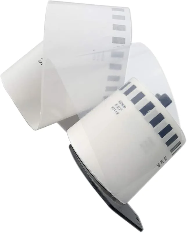 62 mm x 15,24 m 2 – 3/7 tum fortsätter rulla klar etikett för DK-22113 Brother QL QL-570