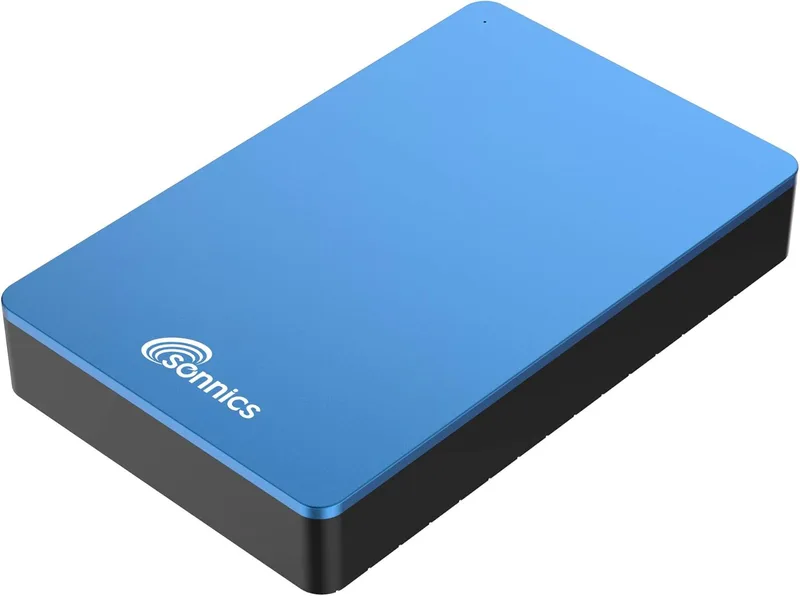 Sonnics 2TB USB 3.0 Externa Desktop Hårddisk för Windows PC