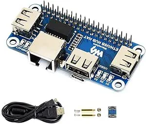 IBest Ethernet/USB HUB-hatt för Raspberry Pi 3