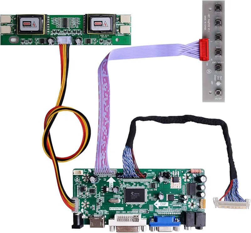 HDMI VGA DVI arkadljud ingång LCD kontrolldrivrutin kort