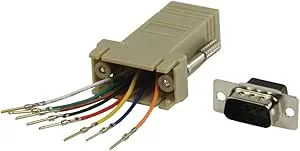 PremiumCord Reduktion 9M-RJ45-uttag