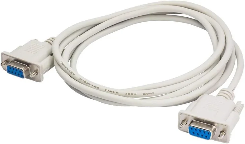 AKYGA AK-CO-04 RS-232 kabel DB9 D-Sub 9-stifts adapter uttag till uttag 2 m