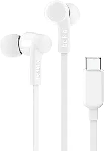 Belkin SoundForm kabelanslutna In-Ear-hörlurar med USB-C anslutning