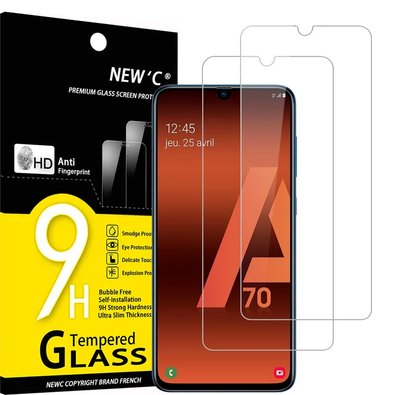 Skärmskydd i härdat glas till Samsung Galaxy A70