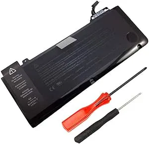 XITAIAN 10.95V 63.5Wh 6000mAh A1322 Kompatibel med Batteri Ersättning för A1322 A1278 (Mid 2009 2010 2011 2012) Unibody MacBook Pro 13''