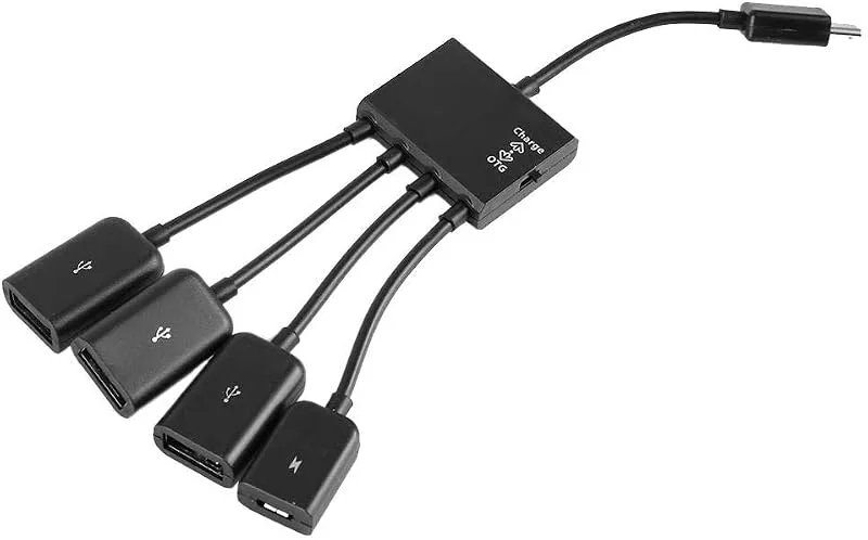Dioche USB-HUB-adapter med strömförsörjning