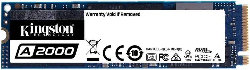 Kingston SA2000M8/1000G A2000 SSD intern disk