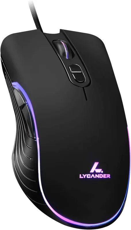 LYCANDER Trådbunden Gamingmus LED