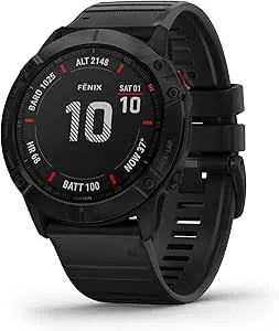 Garmin fēnix 6X Pro Svart, sportklocka, smartwatch, GPS