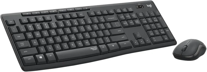 Logitech MK295 Trådlöst tangentbord och mus med SilentTouch-teknik