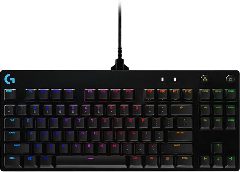 Logitech G PRO mekaniskt speltangentbord med RGB-belysning, Svart