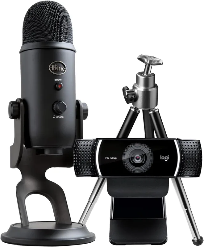 Logitech Pro Streamer Pack med Blue Yeti