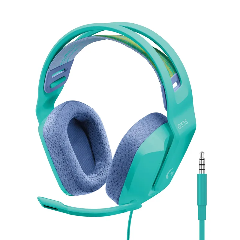 Logitech G335 trådbundet gamingheadset, vitt