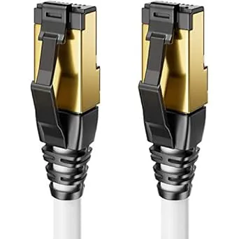 deleyCON 10m CAT8.1 LAN Kabel Patchkabel Nätverkskabel