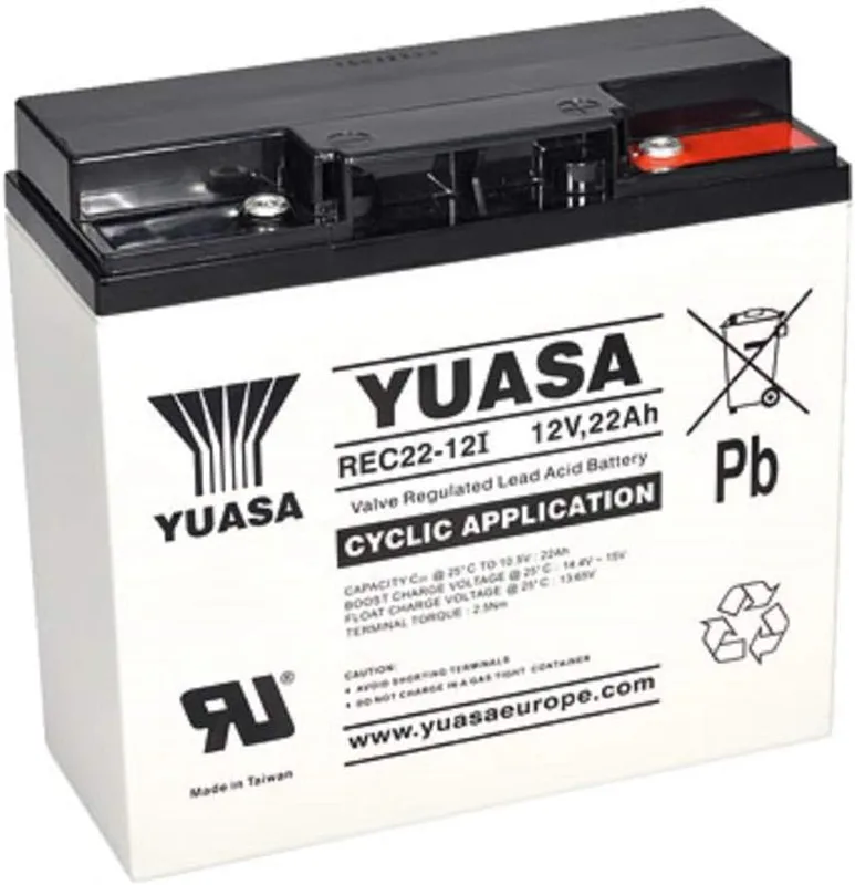 Bly batteri 12 V 22 Ah AGM batteri