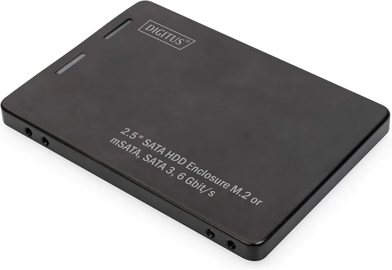 DIGITUS 2,5" SATA-hårddiskadapter för M.2 eller mSATA SSD-enheter