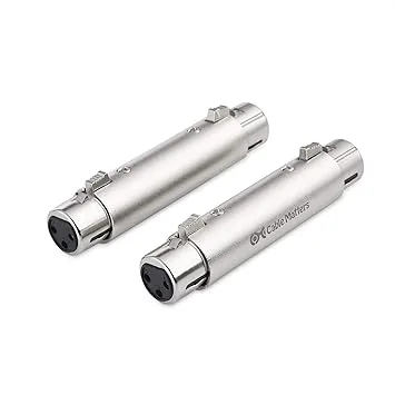 Cable Matters 2-pack XLR till XLR könsväxlare adapter
