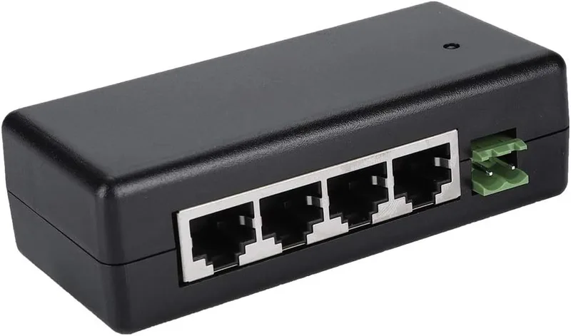 4-port Gigabit PoE-switch, icke-standard passiv PoE-injektor, DC9V-48V PoE-injektor, PoE-adapter med IEEE802.3af