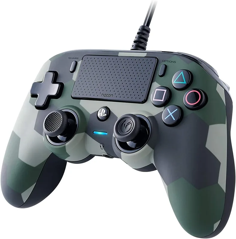 NACON kompatibel med trådbunden officiell kontroll Camo Green PS4
