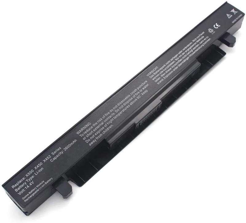 14,4 V 2600 mAh A41-X550A laptop-batteri ersättning för ASUS X450CA X450EA X550CA X550CC X550LA X550LB X550LD X550JD X550JK X550LN X550VC X550EP X50X5522CL X552EA FX50JK F550C R510CA