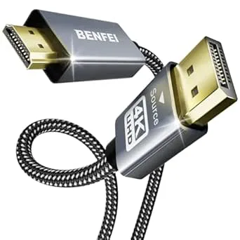 BENFEI DisplayPort till HDMI 1,8 meter kabel,