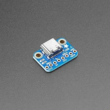 Adafruit USB typ C breakout board – nedströmsanslutning